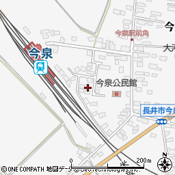 山形県長井市今泉1010-2周辺の地図