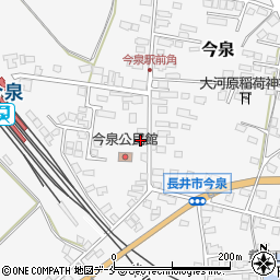 山形県長井市今泉1014周辺の地図