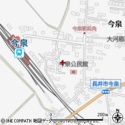 山形県長井市今泉1011-5周辺の地図