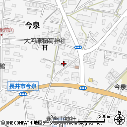 山形県長井市今泉1164-3周辺の地図