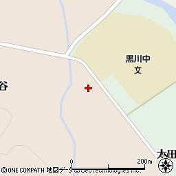 新潟県胎内市下赤谷443周辺の地図