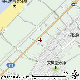 新潟県胎内市村松浜905周辺の地図