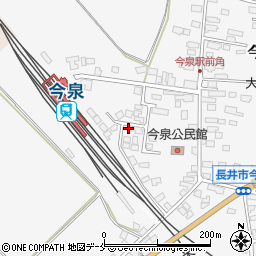 山形県長井市今泉788-14周辺の地図