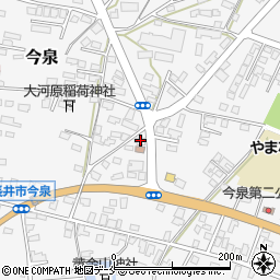 山形県長井市今泉1164-29周辺の地図