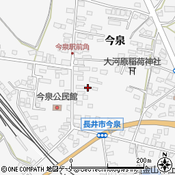 山形県長井市今泉1084-1周辺の地図