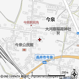 山形県長井市今泉1085-1周辺の地図