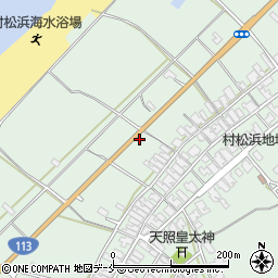 新潟県胎内市村松浜920周辺の地図
