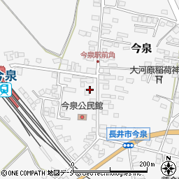 山形県長井市今泉1032周辺の地図