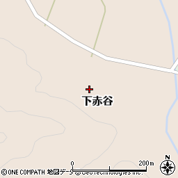 新潟県胎内市下赤谷100周辺の地図