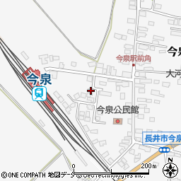 山形県長井市今泉1027-1周辺の地図
