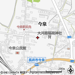 山形県長井市今泉1091-3周辺の地図