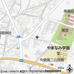 山形県長井市今泉1188周辺の地図