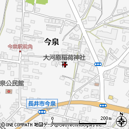 山形県長井市今泉1183-4周辺の地図