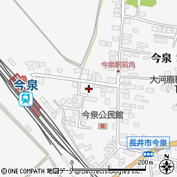 山形県長井市今泉1035周辺の地図