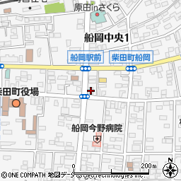 仙台銀行船岡支店 ＡＴＭ周辺の地図