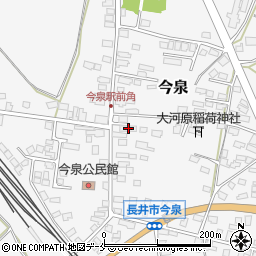 山形県長井市今泉1091周辺の地図