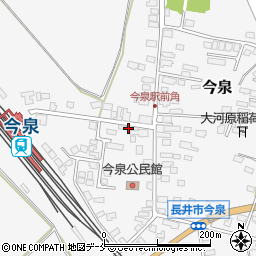 山形県長井市今泉1034周辺の地図