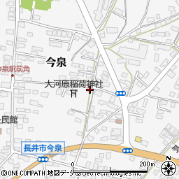 山形県長井市今泉1184-5周辺の地図