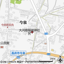 山形県長井市今泉1184-4周辺の地図