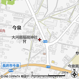山形県長井市今泉1831-1周辺の地図