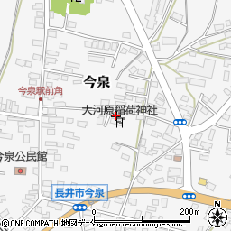山形県長井市今泉1184-3周辺の地図