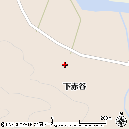 新潟県胎内市下赤谷191周辺の地図