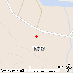 新潟県胎内市下赤谷201周辺の地図