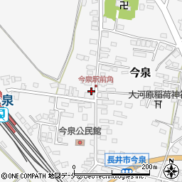 山形県長井市今泉1049周辺の地図
