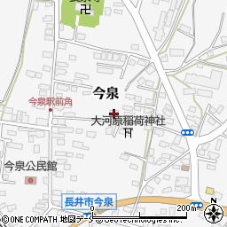 山形県長井市今泉1103周辺の地図