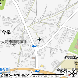 山形県長井市今泉1832周辺の地図
