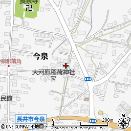 山形県長井市今泉1125-4周辺の地図