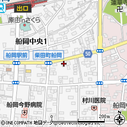 トヨタレンタリース宮城船岡駅前店周辺の地図