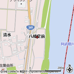 宮城県柴田郡柴田町下名生八幡堂前周辺の地図