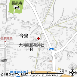 山形県長井市今泉1125-6周辺の地図