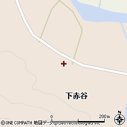 新潟県胎内市下赤谷189周辺の地図