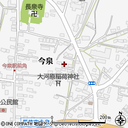 山形県長井市今泉1125-7周辺の地図