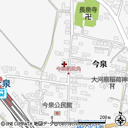 山形県長井市今泉1046周辺の地図
