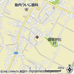 新潟県胎内市築地1446周辺の地図