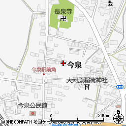 山形県長井市今泉1112周辺の地図