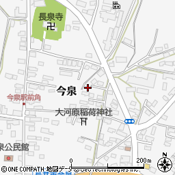 山形県長井市今泉1128-8周辺の地図