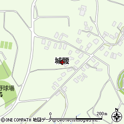新潟県佐渡市城腰周辺の地図