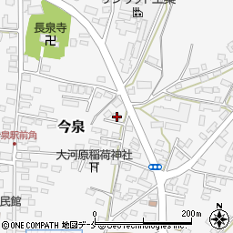 山形県長井市今泉1128-2周辺の地図