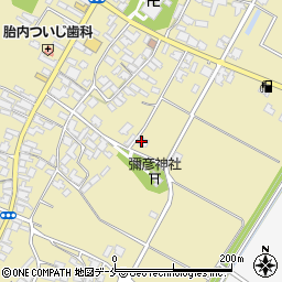 新潟県胎内市築地1456周辺の地図