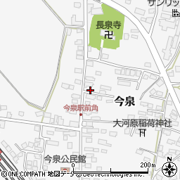 山形県長井市今泉1113-1周辺の地図