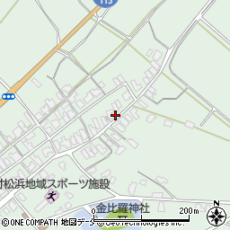 新潟県胎内市村松浜1157周辺の地図