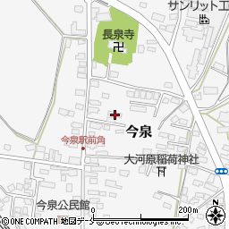 山形県長井市今泉1113-3周辺の地図