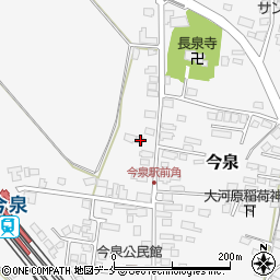 山形県長井市今泉1054周辺の地図