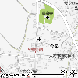 山形県長井市今泉1117周辺の地図