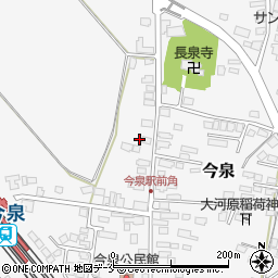 山形県長井市今泉1056周辺の地図