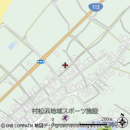 新潟県胎内市村松浜991周辺の地図